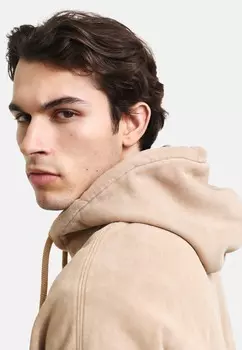 Толстовка с капюшоном GANT, бежевый