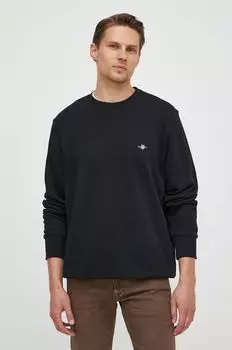 Толстовка с капюшоном Gant, черный
