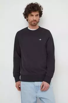 Толстовка с капюшоном Gant, черный