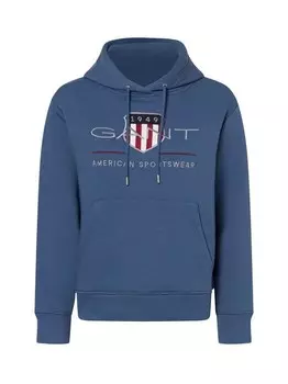 Толстовка с капюшоном Gant, фиолетовый