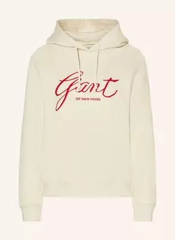 Толстовка с капюшоном GANT, кремовый