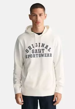 Толстовка с капюшоном GANT, молочный
