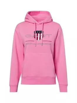 Толстовка с капюшоном Gant, розовый