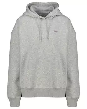 Толстовка с капюшоном Gant, серый