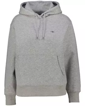 Толстовка с капюшоном Gant, серый