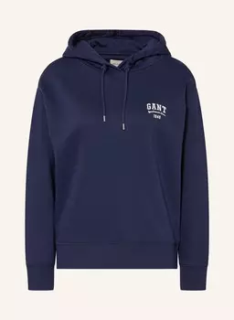 Толстовка с капюшоном Gant, синий