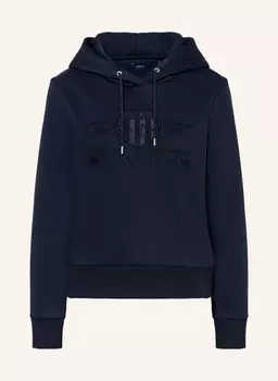 Толстовка с капюшоном Gant, синий