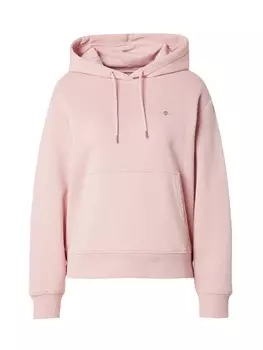 Толстовка с капюшоном GANT Sweatshirt, розовый