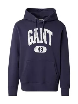 Толстовка с капюшоном GANT Sweatshirt SEASONAL, темно-синий