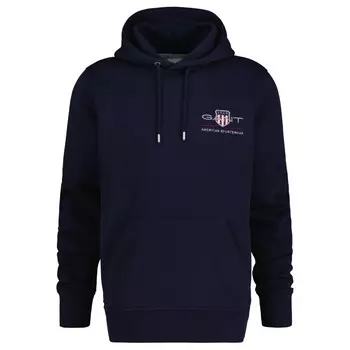 Толстовка с капюшоном GANT Sweatshirt, темно-синий