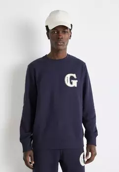 Толстовка с капюшоном GANT, темно-синий