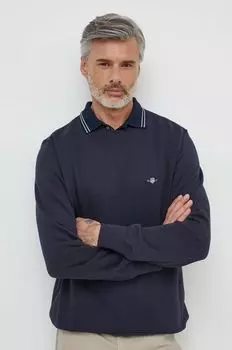 Толстовка с капюшоном Gant, темно-синий
