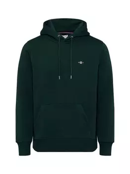Толстовка с капюшоном Gant, зеленый