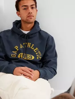 Толстовка с капюшоном Gap, синий