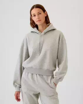 Толстовка с капюшоном Gap, светло-серый