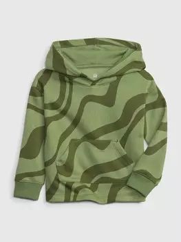 Толстовка с капюшоном Gap, зеленый