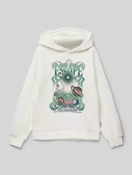 Толстовка с капюшоном Garcia, кремовый