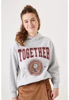 Толстовка с капюшоном Garcia, серый