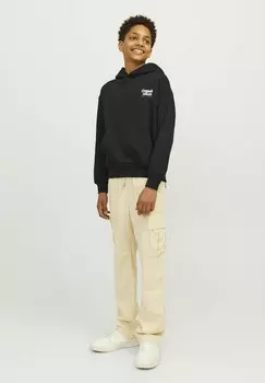 Толстовка с капюшоном GEDRUCKT Jack & Jones, черный
