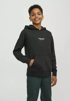 Толстовка с капюшоном GEDRUCKT Jack & Jones, черный