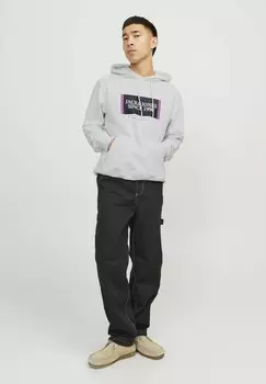 Толстовка с капюшоном GEDRUCKT Jack & Jones, кремовый