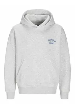Толстовка с капюшоном GEDRUCKT Jack & Jones, серый