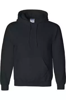 Толстовка с капюшоном Gildan Heavyweight DryBlend Adult Unisex (13 цветов), черный