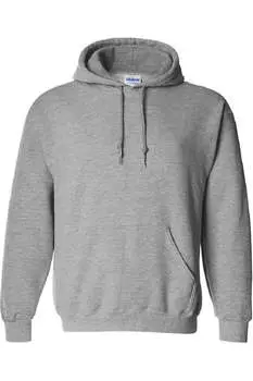 Толстовка с капюшоном Gildan Heavyweight DryBlend Adult Unisex (13 цветов), цвет sport grey