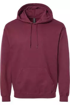 Толстовка с капюшоном Gildan Softstyle, бордовый