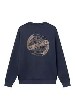 Толстовка с капюшоном GLOBE Les Deux, темно-синий