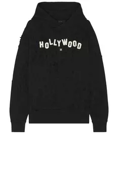 Толстовка с капюшоном «Голливудский дробовик» Amiri, черный