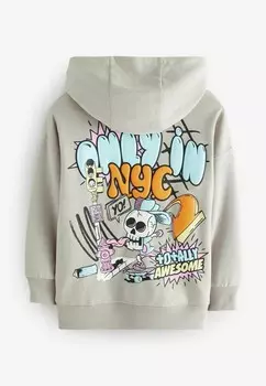 Толстовка с капюшоном GRAFFITI BACK REGULAR FIT Next, серый