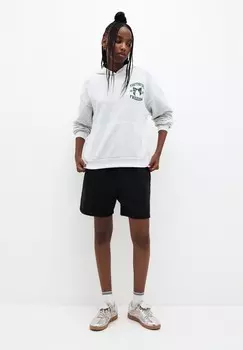 Толстовка с капюшоном GRAPHIC PULL&BEAR, светло-серый