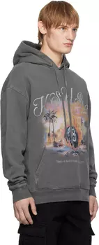 Толстовка с капюшоном Grey World Order Biggie Ksubi