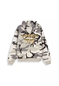 Толстовка с капюшоном Grimey, молочный