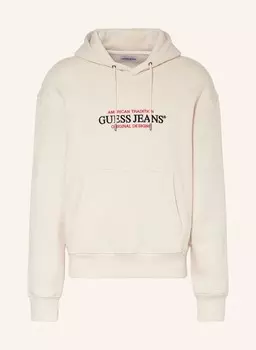 Толстовка с капюшоном Guess Jeans, бежевый