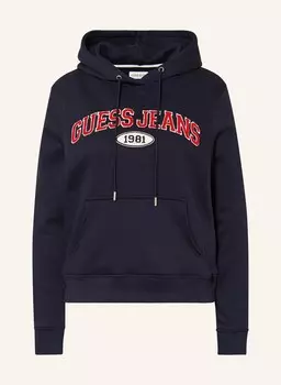 Толстовка с капюшоном Guess Jeans, синий