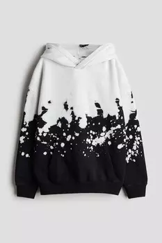 Толстовка с капюшоном H&M, белый