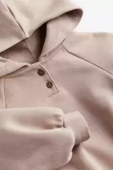 Толстовка с капюшоном H&M, бежевый