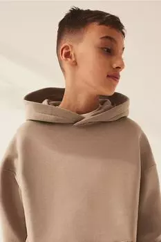 Толстовка с капюшоном H&M, бежевый