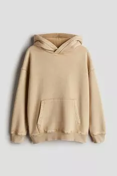 Толстовка с капюшоном H&M, бежевый