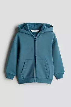 Толстовка с капюшоном H&M, бирюзовые