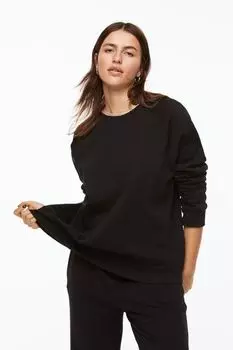 Толстовка с капюшоном H&M, черный