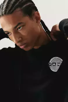 Толстовка с капюшоном H&M, черный