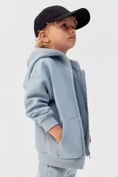 Толстовка с капюшоном H&M, голубой