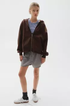 Толстовка с капюшоном H&M, коричневый