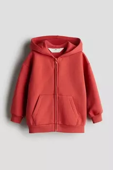 Толстовка с капюшоном H&M, красный