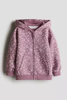 Толстовка с капюшоном H&M, розовый
