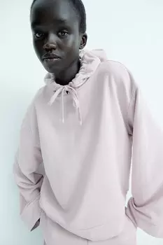 Толстовка с капюшоном H&M, розовый