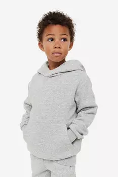 Толстовка с капюшоном H&M, серый